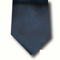 Silk Woven Necktie - Solid Repp (Navy Blue)